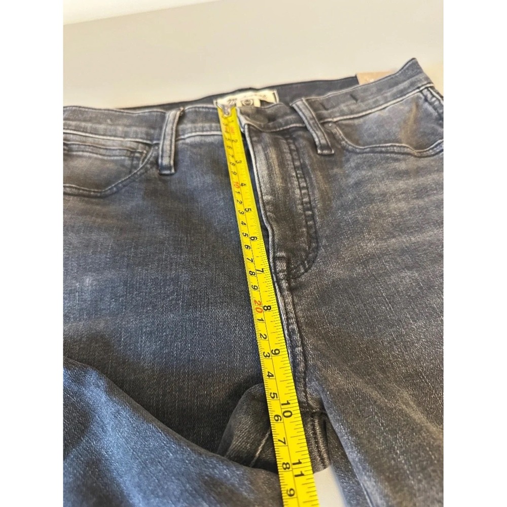 Madewell High Rise Skinny Jeans in Faded Black | Size 26 Petite - Picture 13 of 14